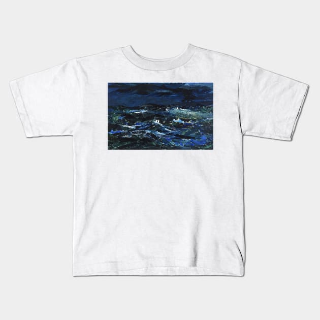 sea 1962 - tove jansson Kids T-Shirt by Bequeat